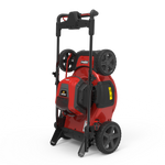 19" Self-propelled battery mower Mow N' Stow: compact vertical storage